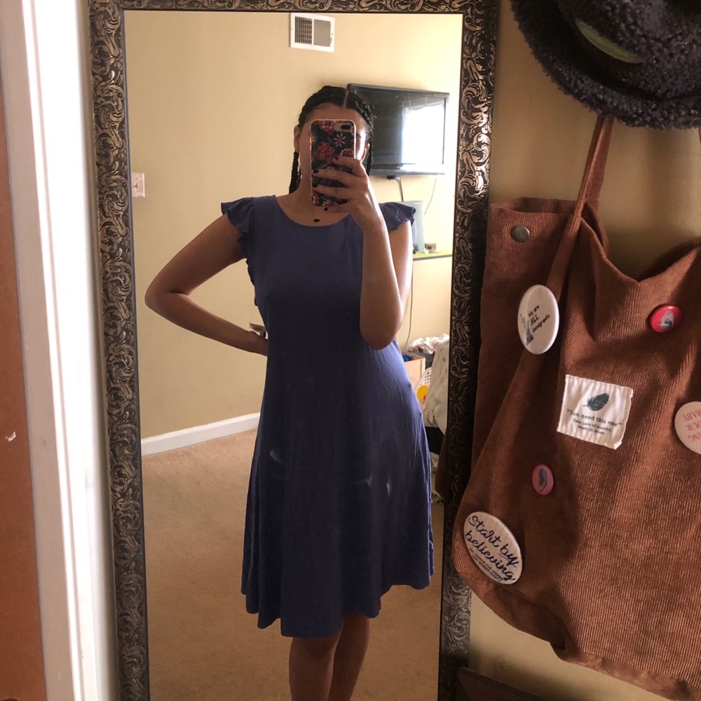 Blue old navy dress